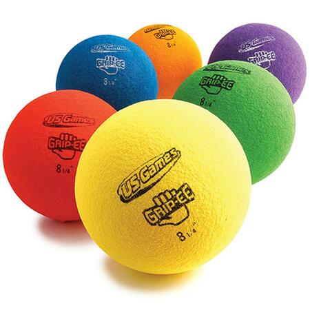 US GAMES 8.25 in. Grippee Ball Prism Pack 1395259